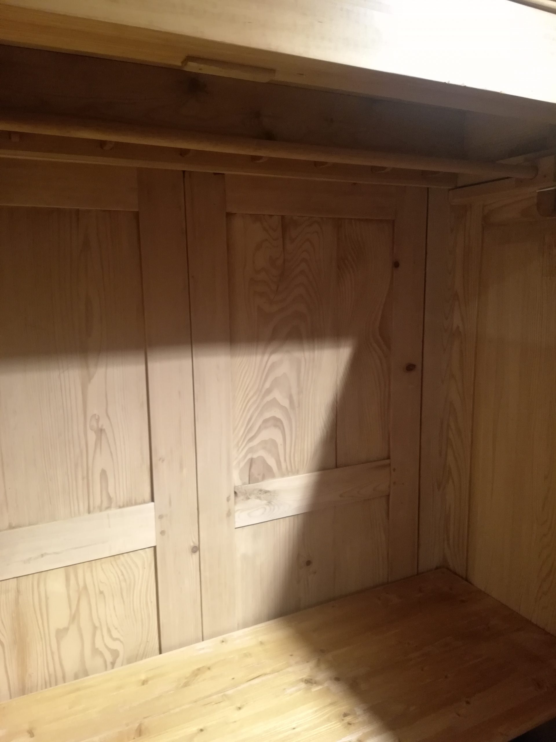 Schrank Biedermeier um 1860 – Weichholz