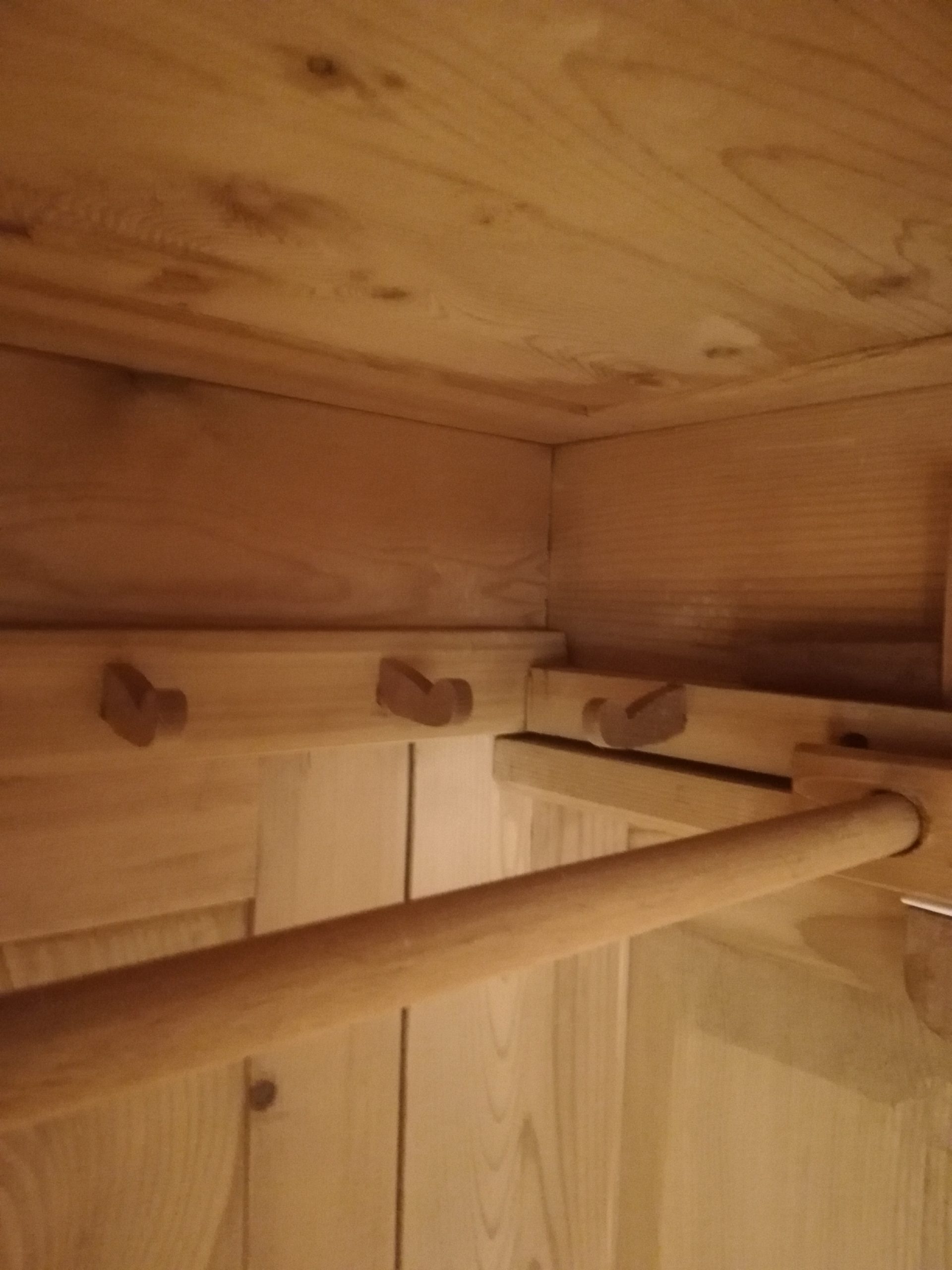 Schrank Biedermeier um 1860 – Weichholz