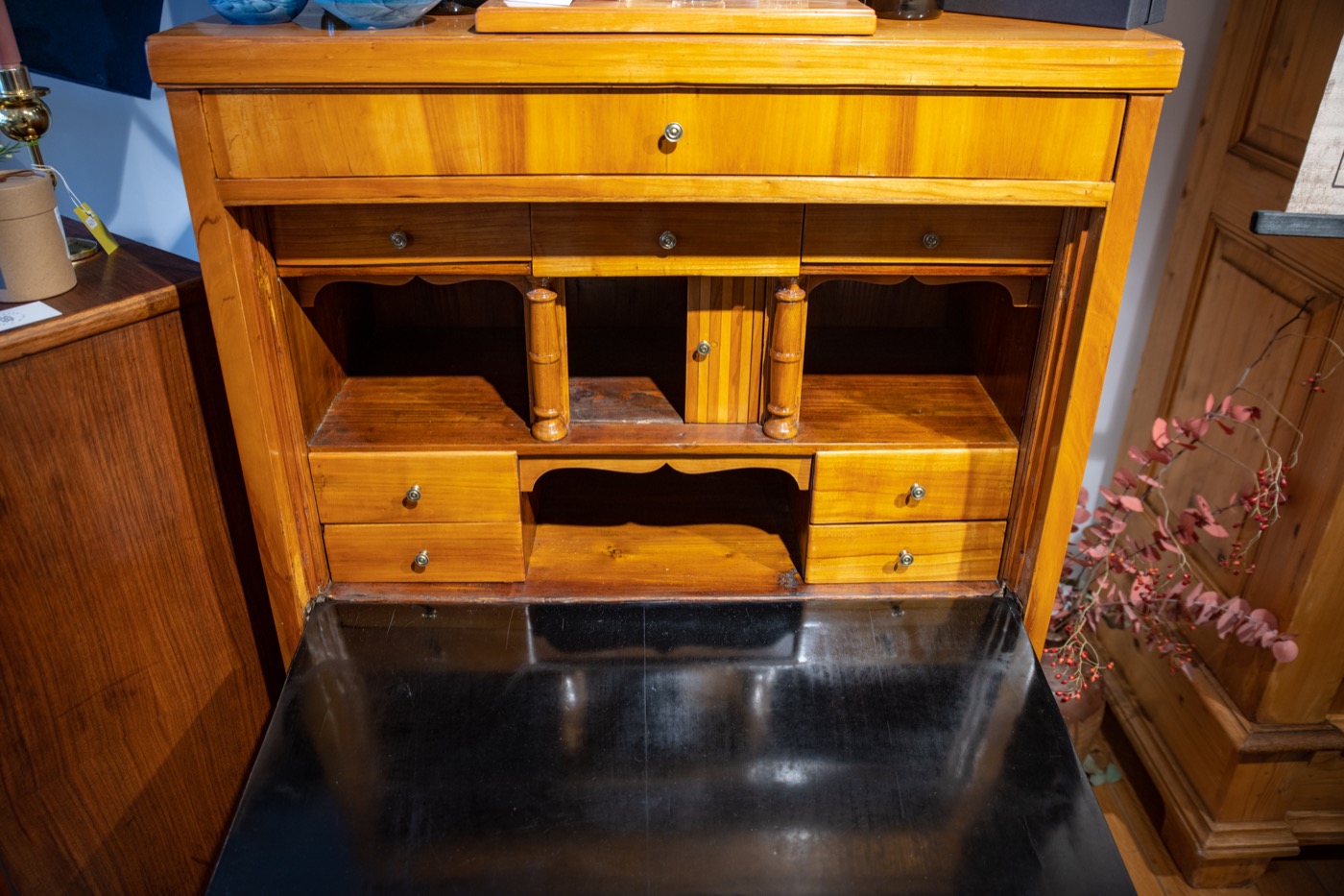 Sekretär Biedermeier Kirschbaum