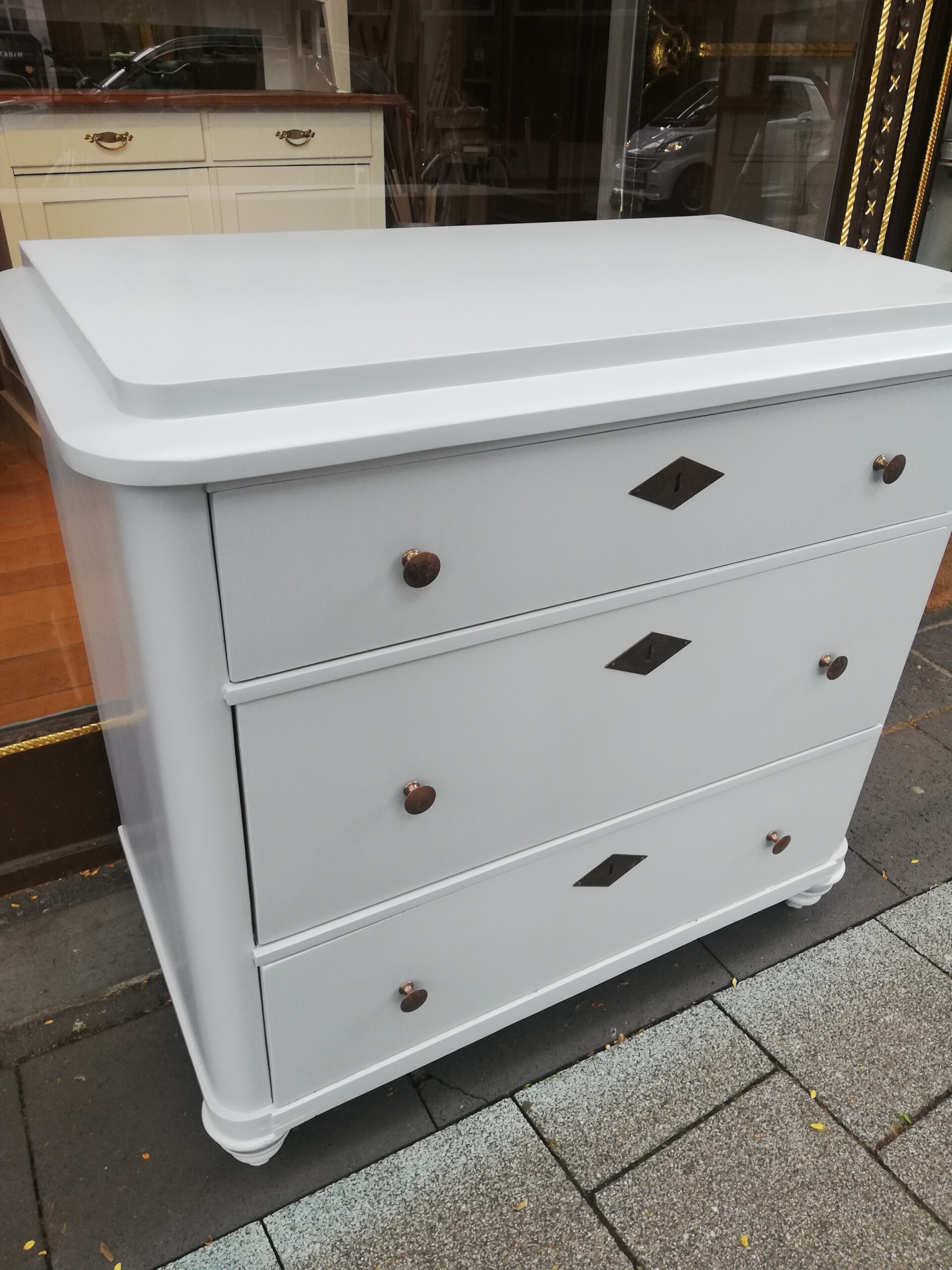 Kommode Spät-Biedermeier um 1860 – Weichholz