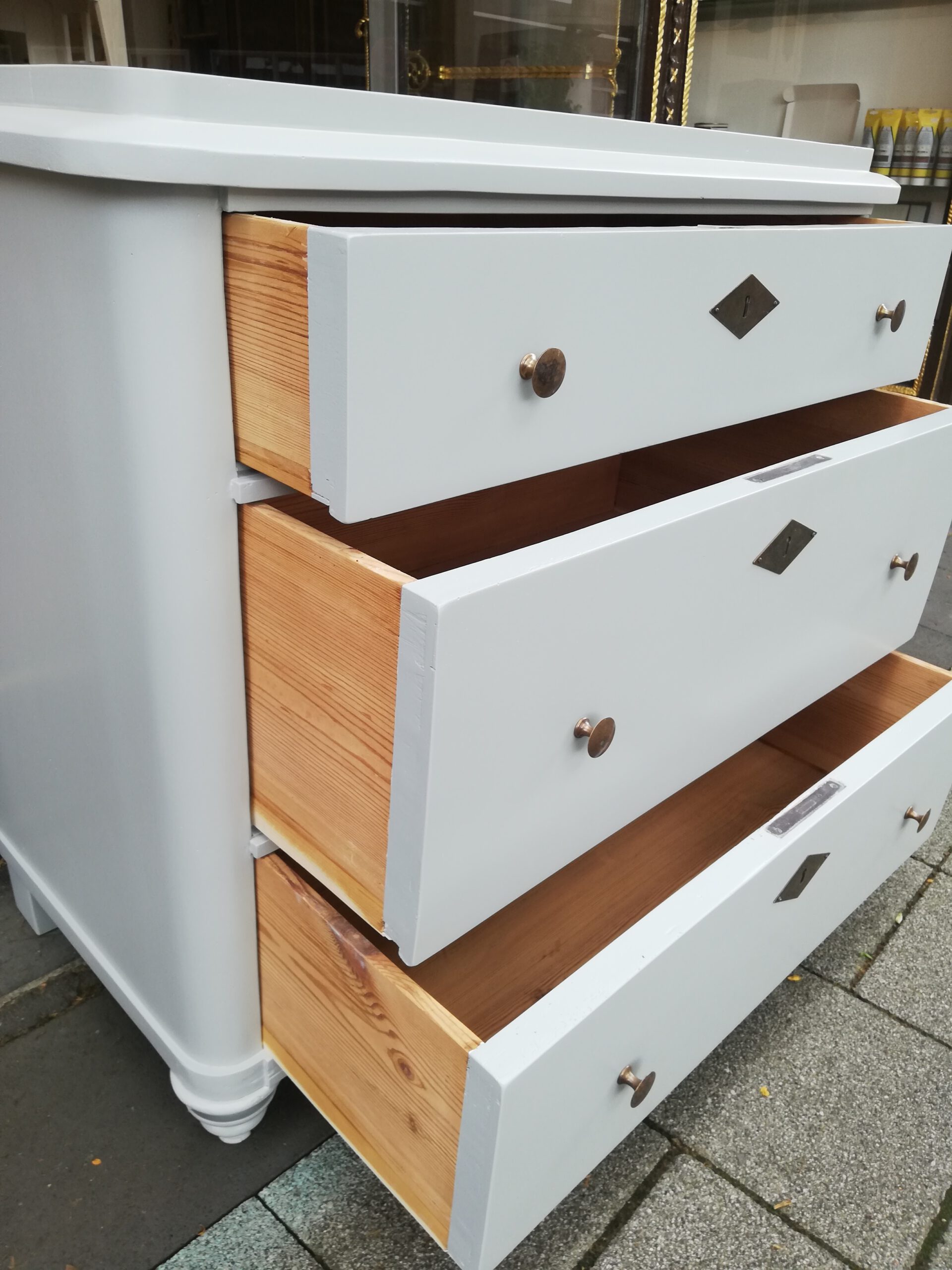 Kommode Spät-Biedermeier um 1860 – Weichholz