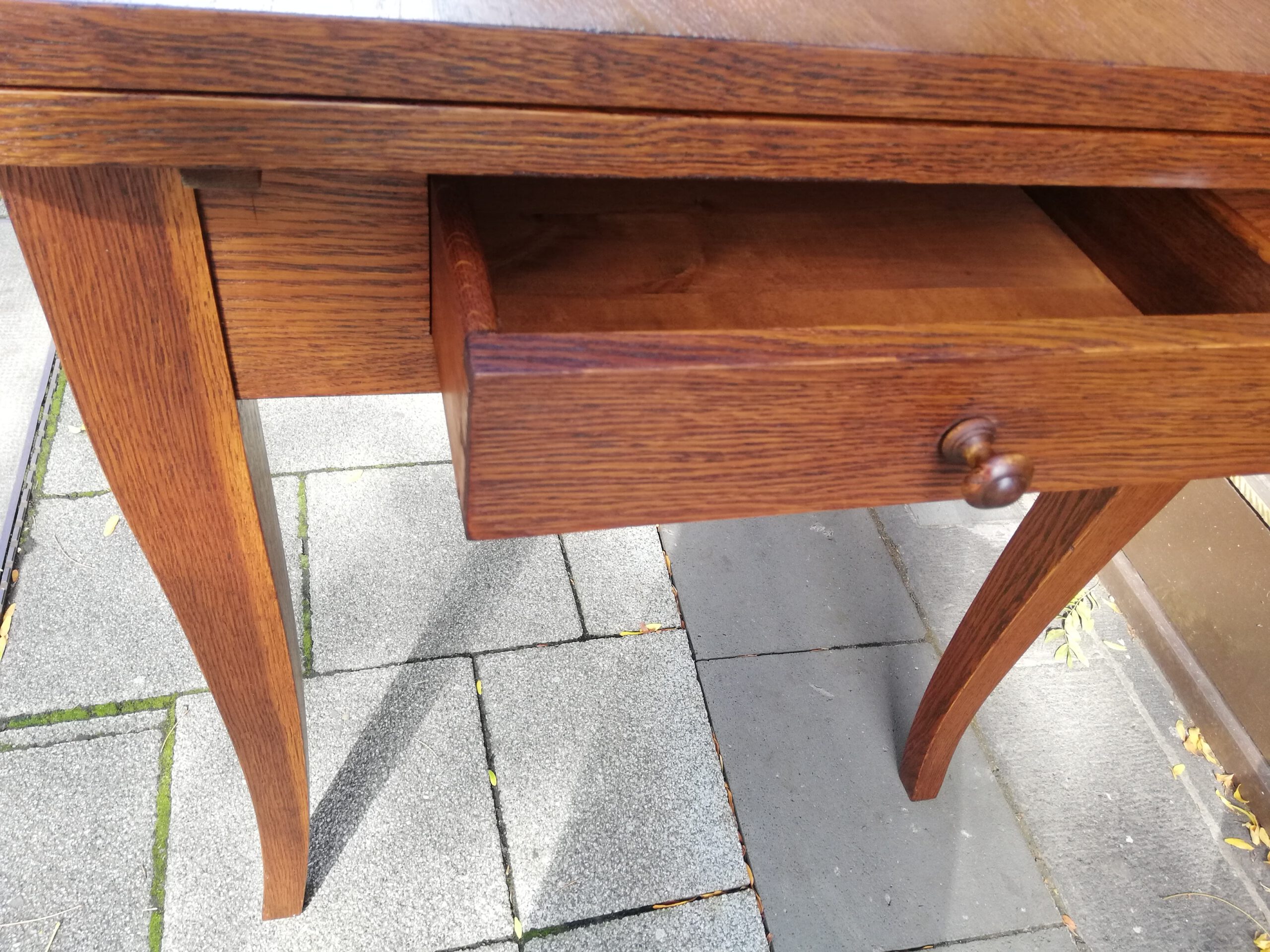 Biedermeier Ausziehbar Tisch Eiche