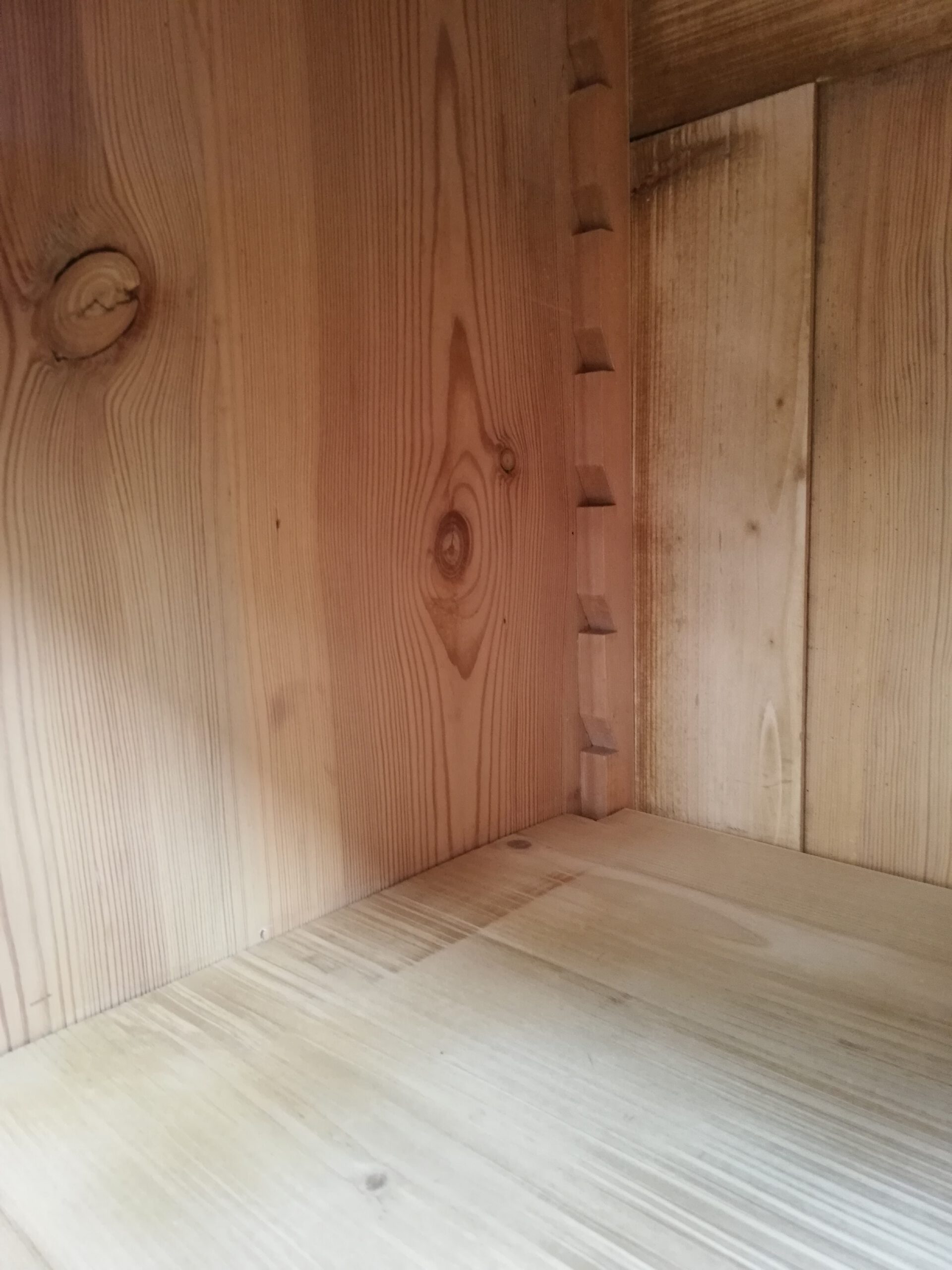 Biedermeier Weichholz Schrank