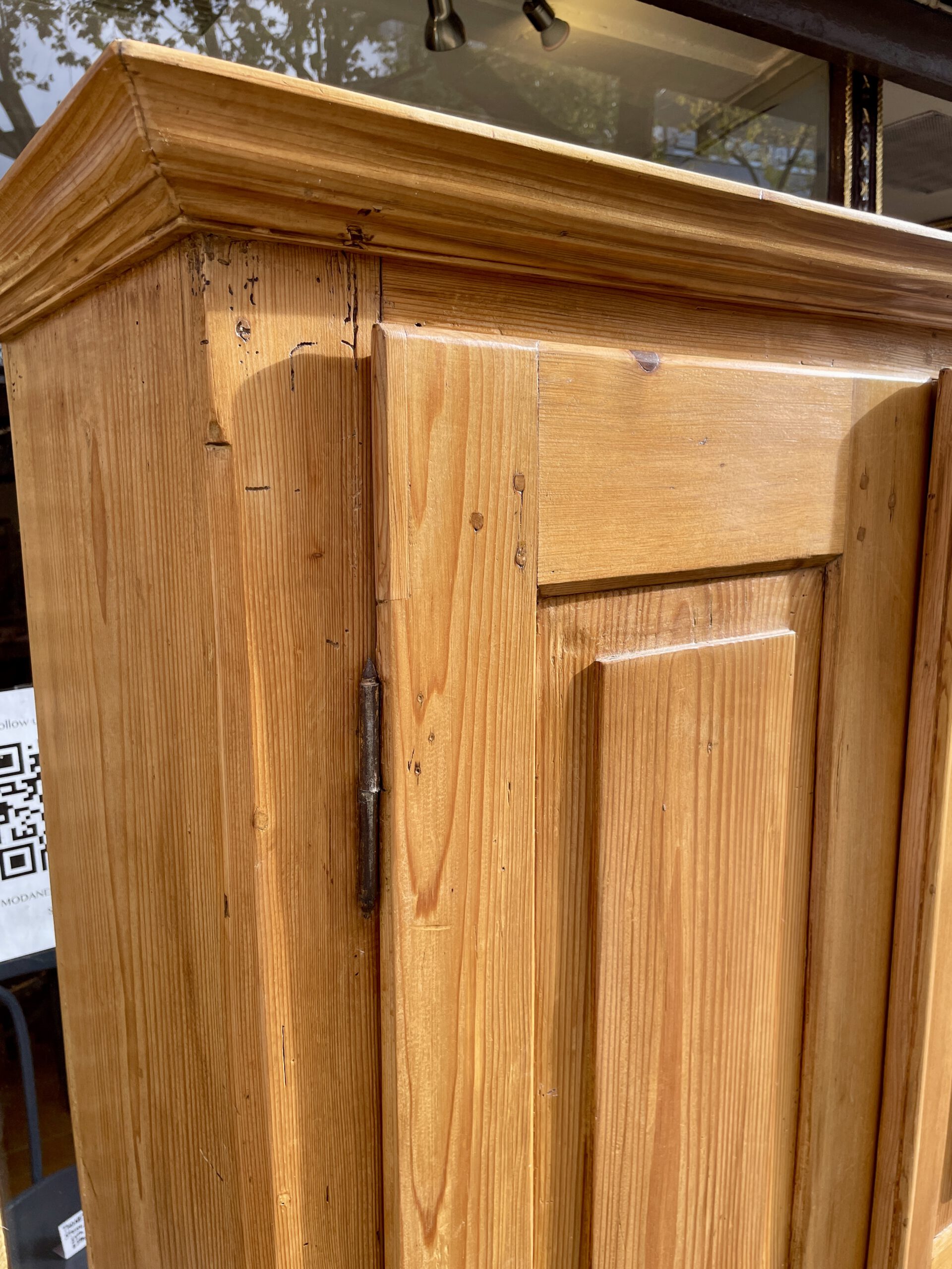 Weichholz Schrank Biedermeier