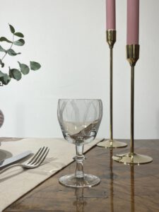 Vintage Weinglas 1960er Jahre