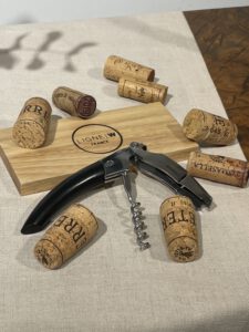 Ligne W Sommeliermesser aus Ebenholz Korkenzieher Weinöffner mit Korken